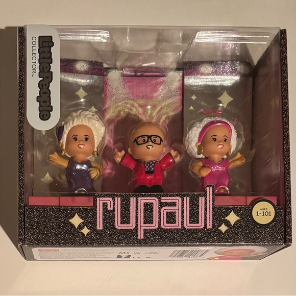 FisherPrice Other Little People Rupaul Collector Figure Set Fisher